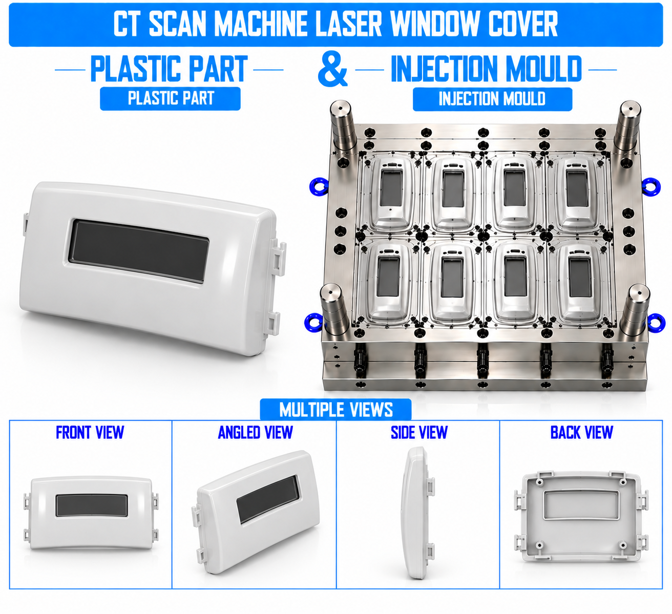 CT Scan Machine Plastic Laser Window Cover Mould and Moulding Service